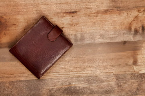 how to dry a leather wallet