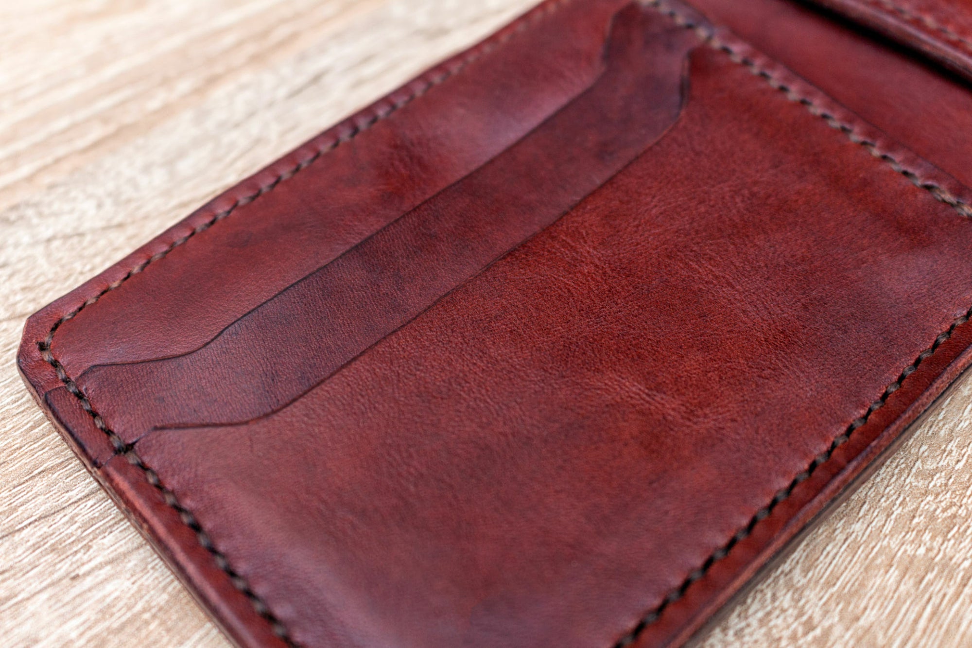 how to shrink leather wallet  