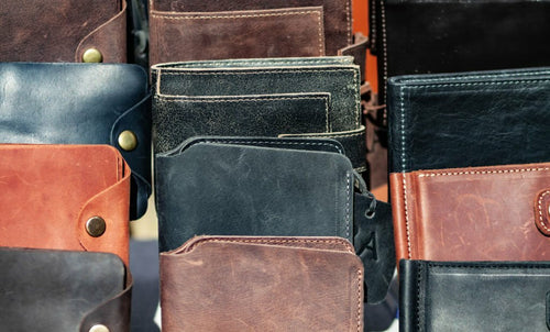 types of leather wallets 