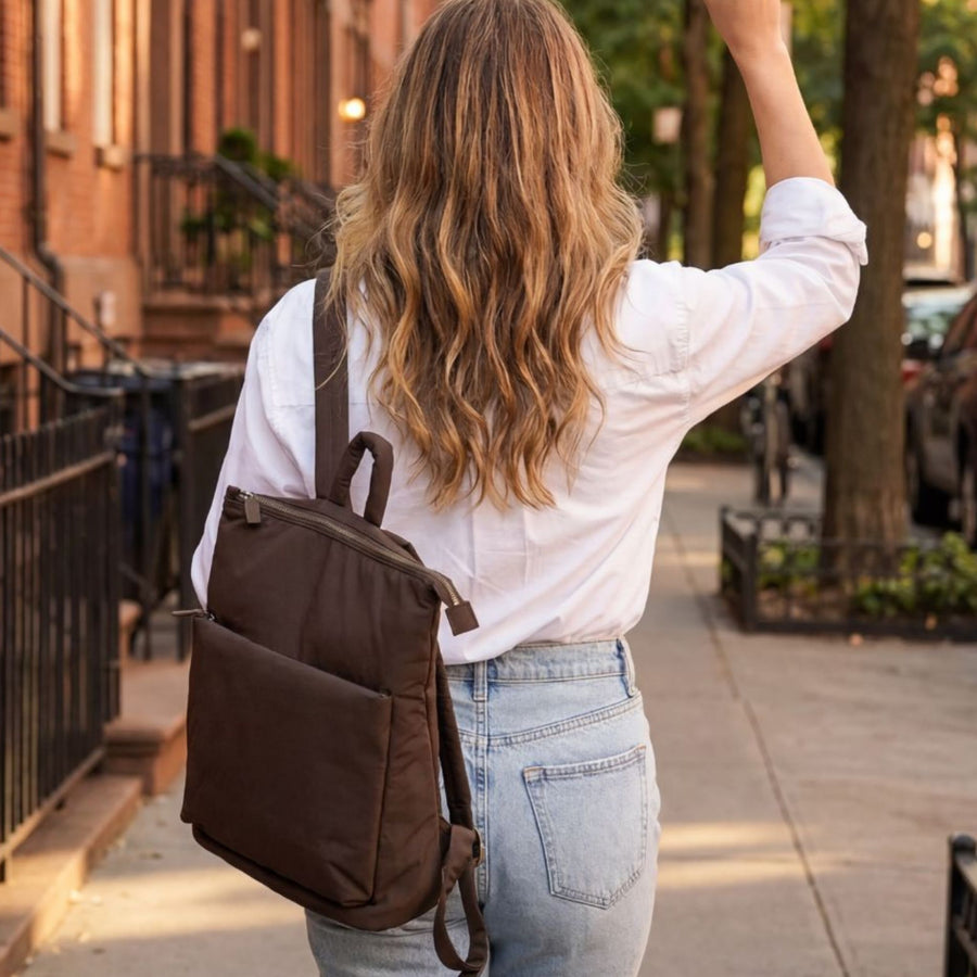 The Addison Active Nylon Backpack, Fits Laptop
