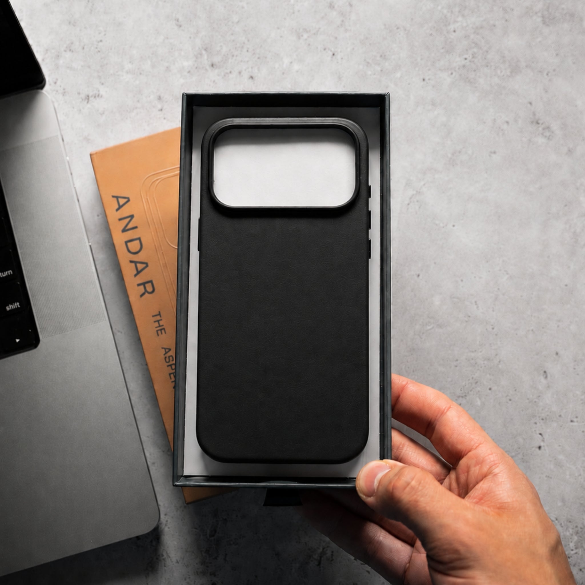 The Aspen Full-Grain Leather MagSafe Case for iPhone | Andar