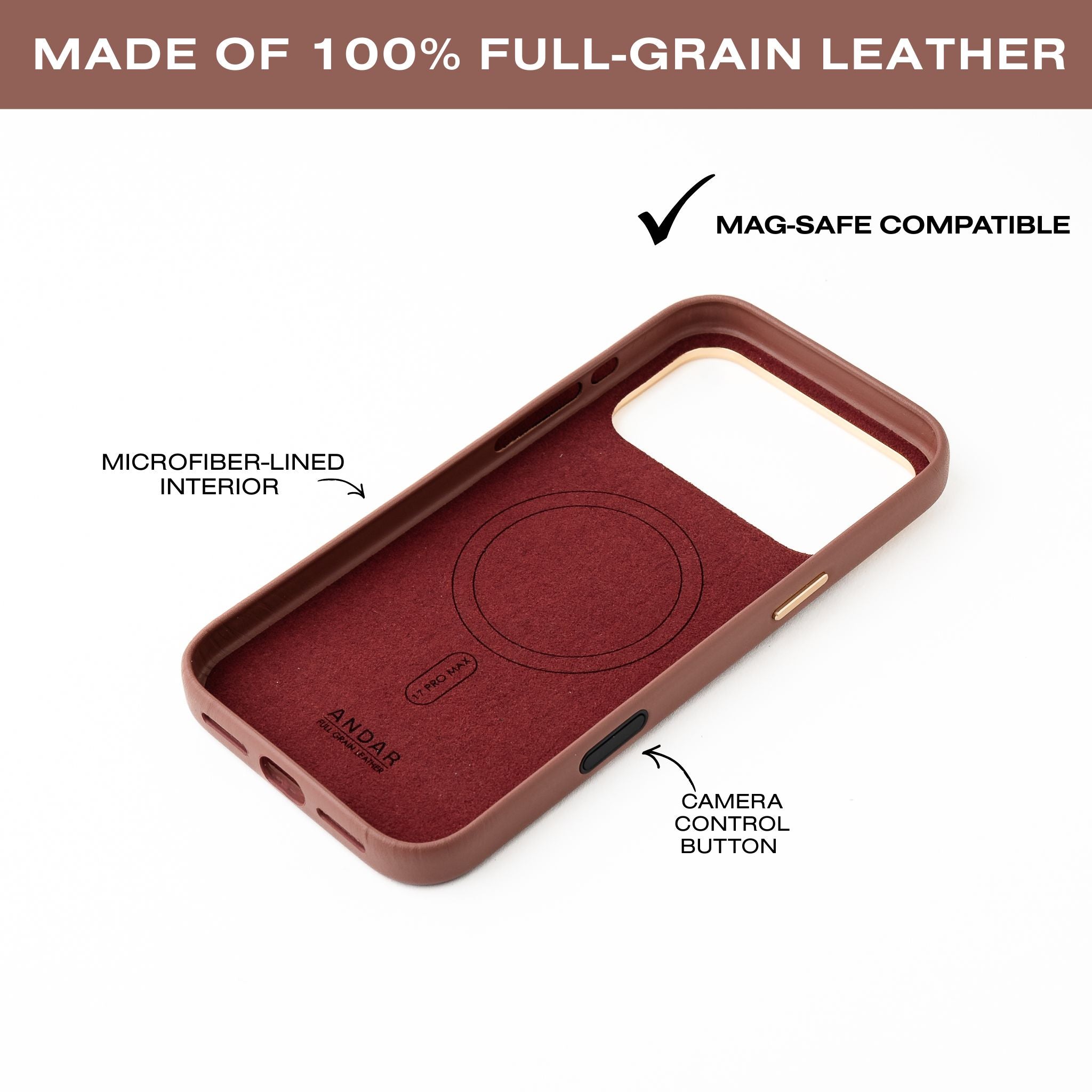 Leather iPhone Case | The Aspen | Andar