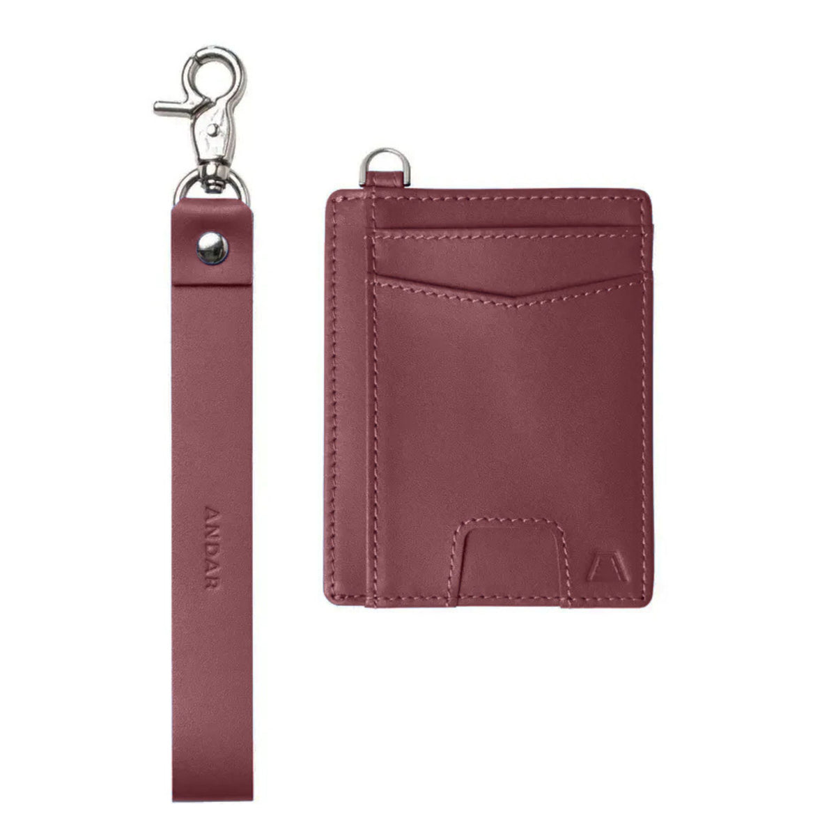 The Denner wallet in Wine