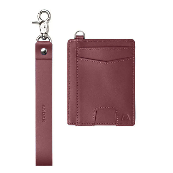 The Denner wallet in Wine