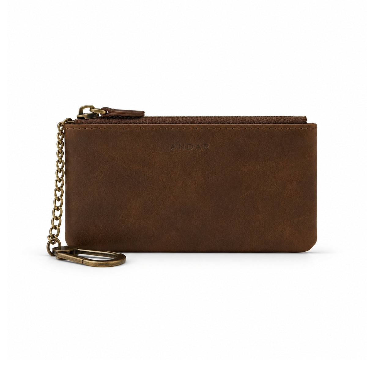 The Mae card pouch in Timber