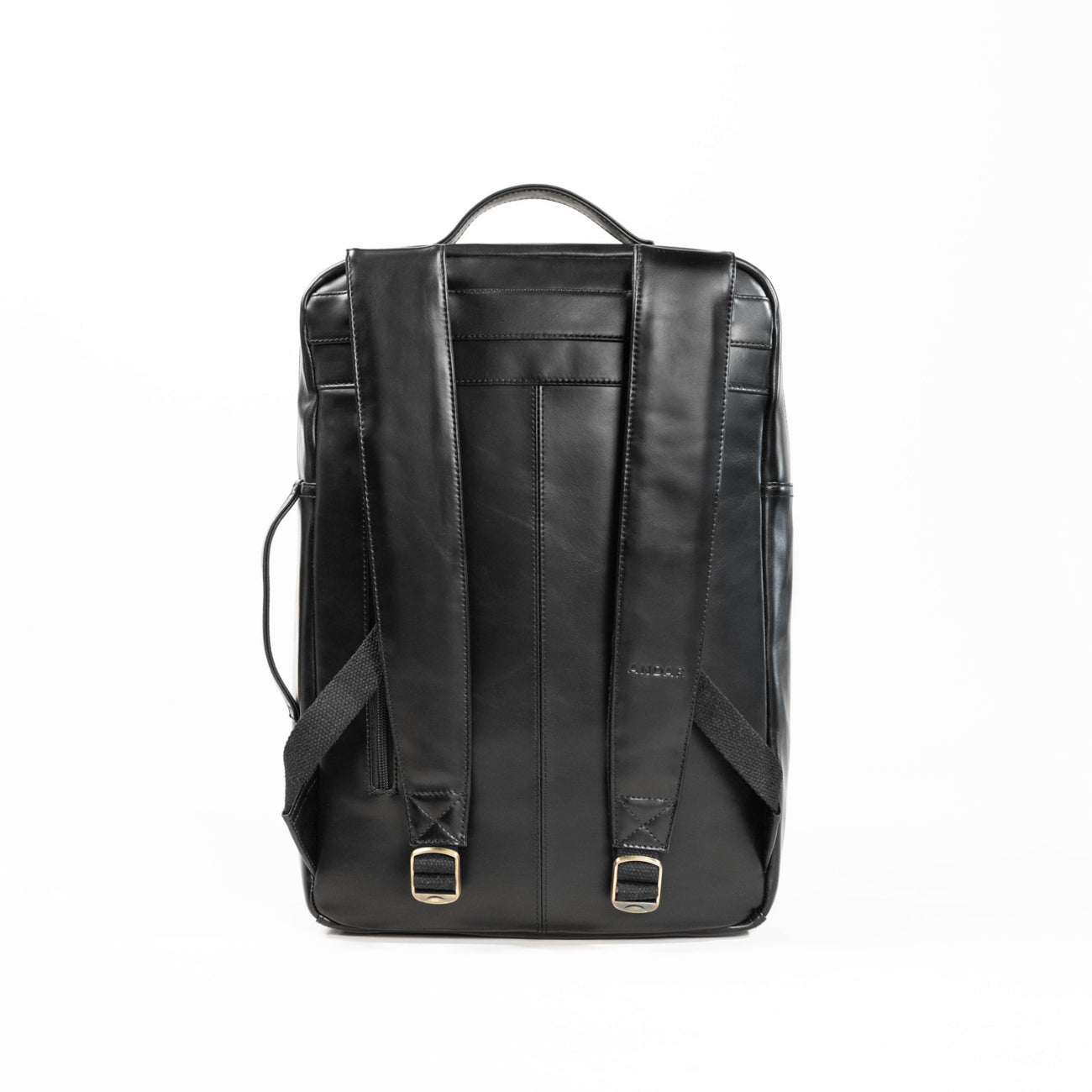Andar The Manhattan Bag Jet Black Leather