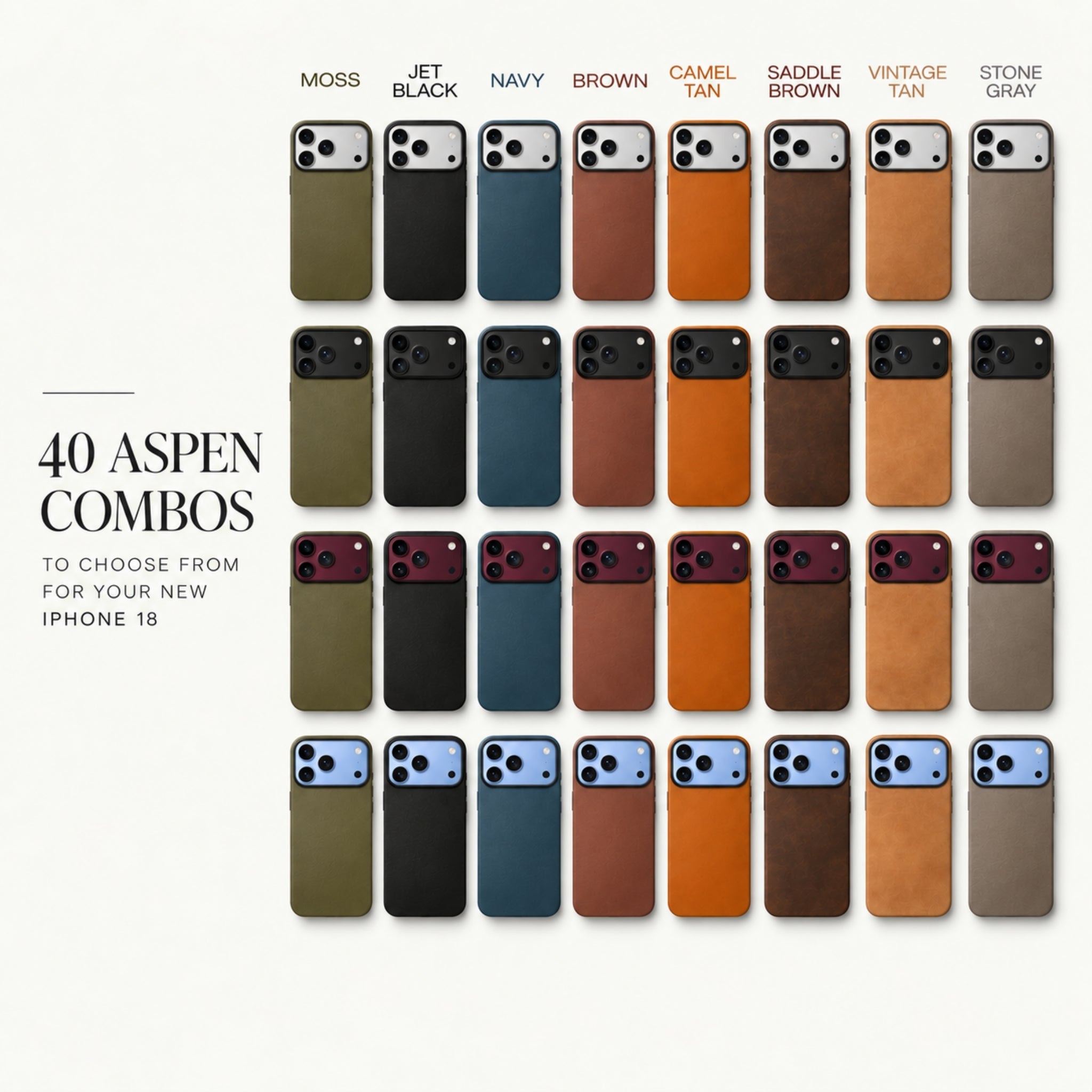 The Aspen Full-Grain Leather MagSafe Case for iPhone | Andar