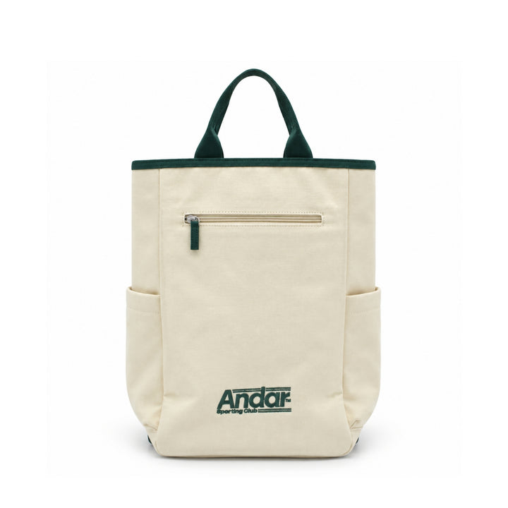 Cream Canvas/Hunter Green