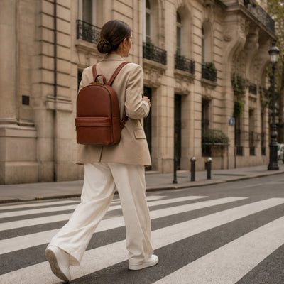The Avery Full-Grain Leather Shoulder Bag