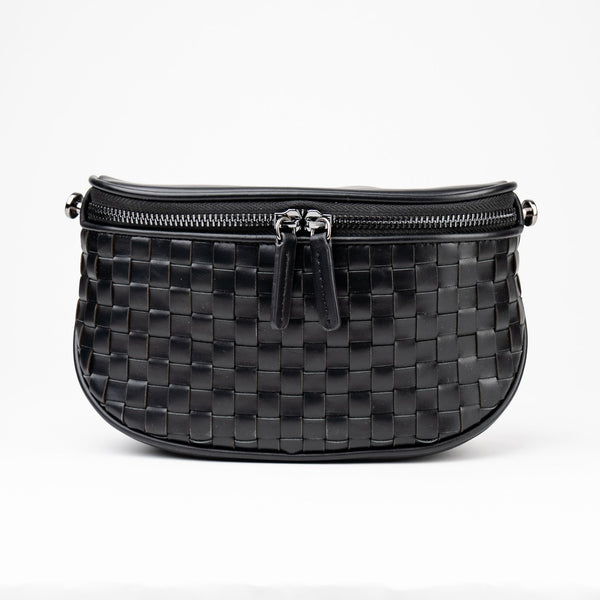 The Waymaker crossbody bag in Jet Black | Woven, size Original