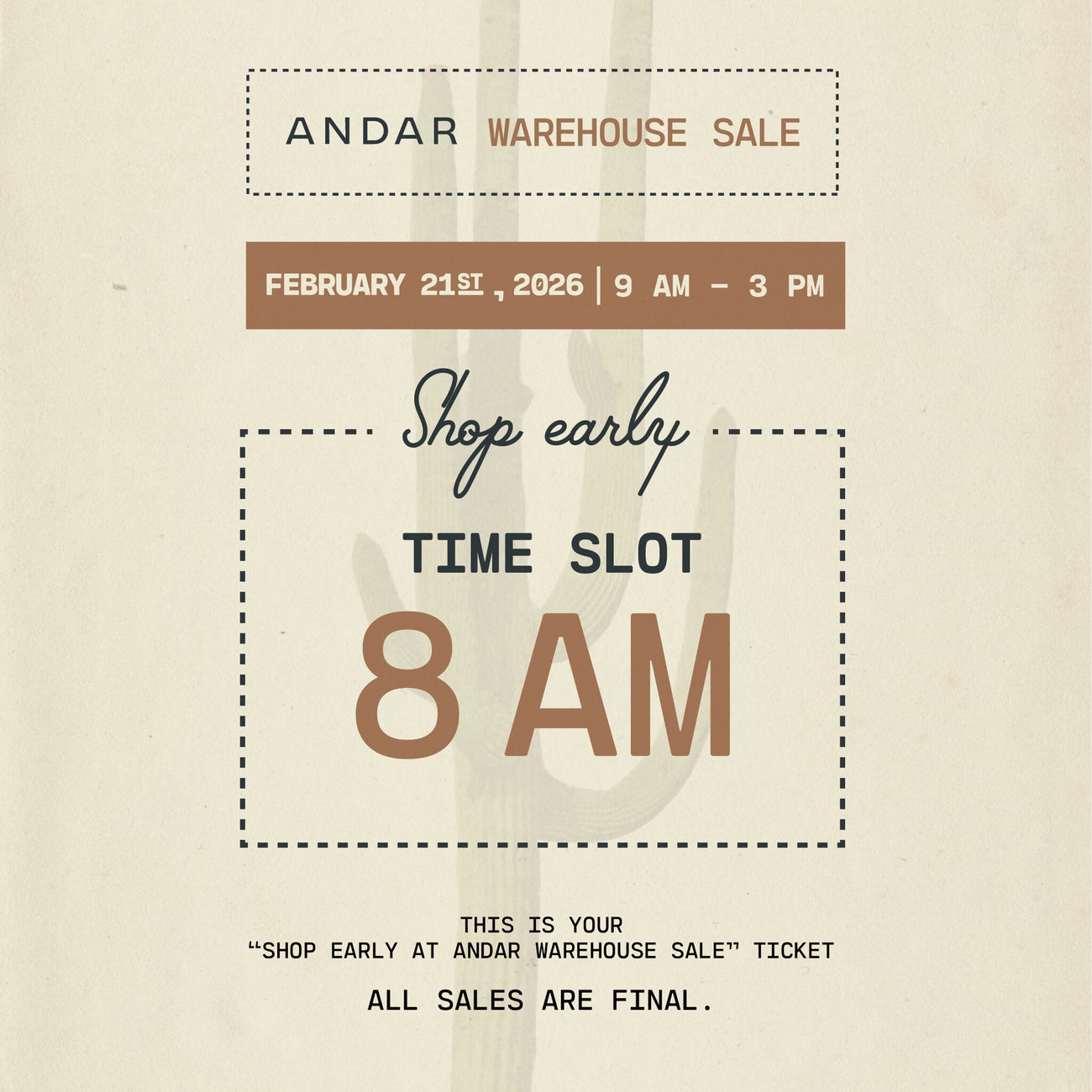 The Warehouse Sale | Early Access