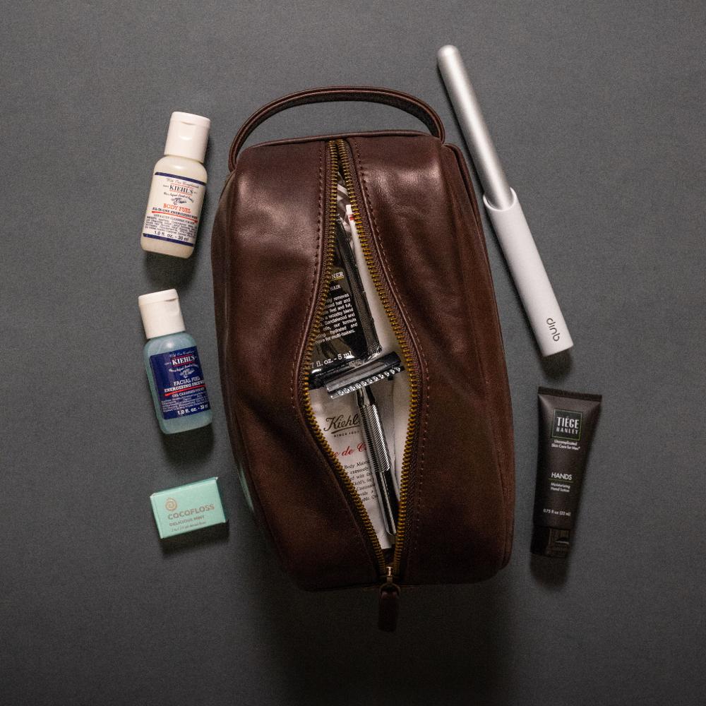 Leather Toiletries Bag | The Oxford | Andar