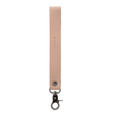 The Tether keychain strap in Blush, front view