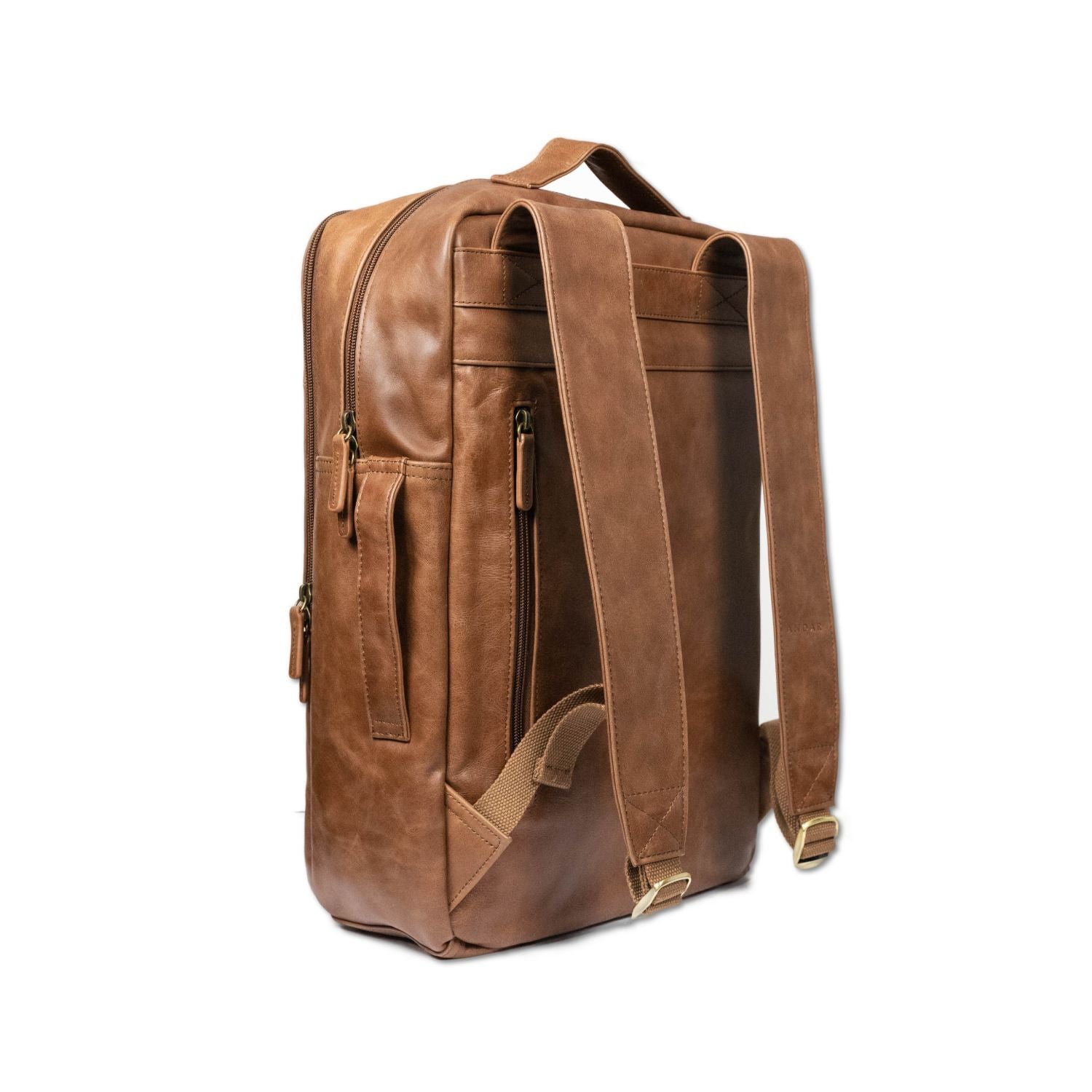 Leather Laptop Backpack The Manhattan Andar