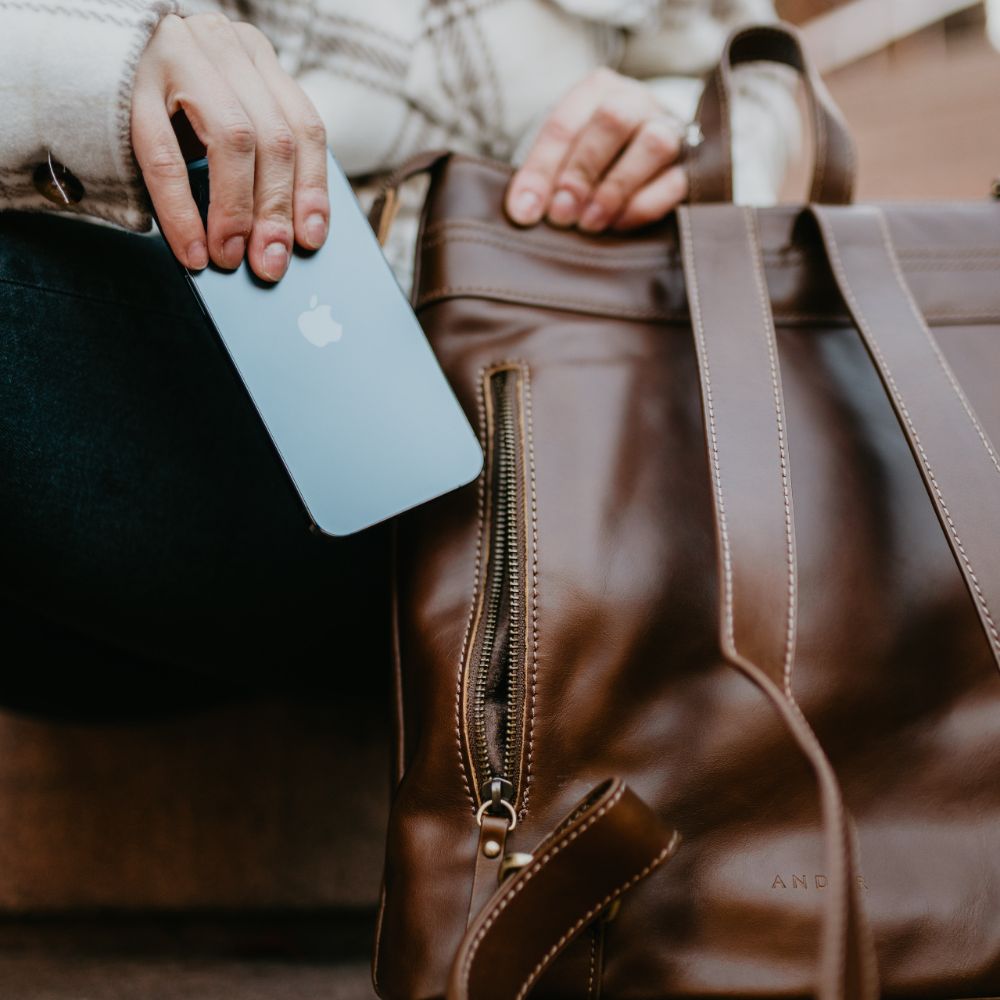 alondra rucksack leather backpack ANDAR The Addison Backpacks