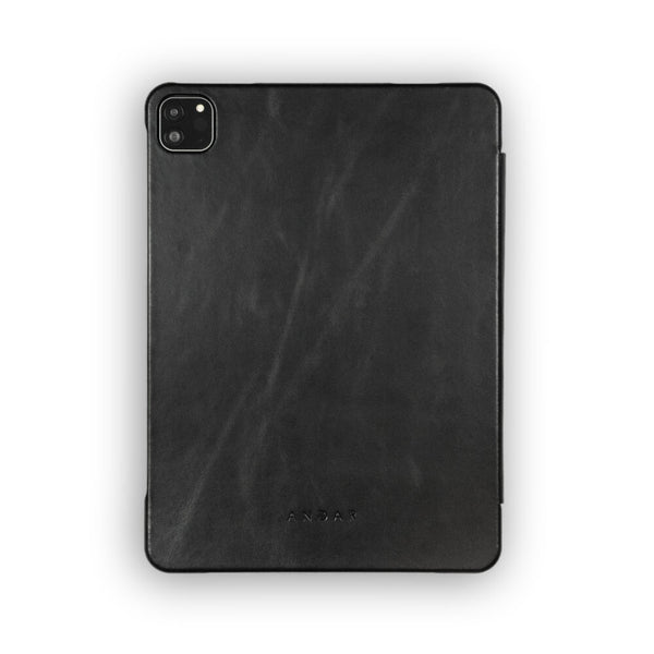 Andar The Mav iPad Case, Jet Black, Leather