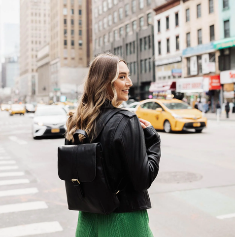 the best black leather bags